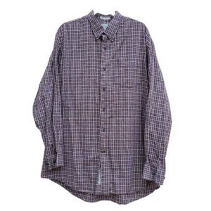 Cutter & Buck Plaid Shacket Button Down Shirt XXL